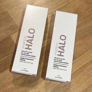 Smashbox Halo Healthy Glow Tinted Moisturizer SPF 25 New In Box Shade Fair x 2
